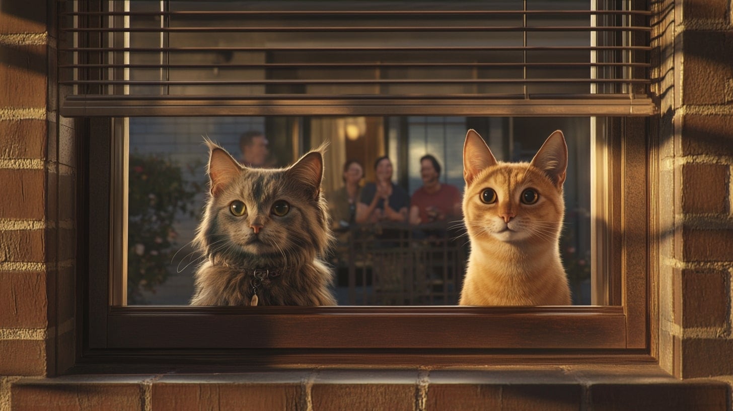 Una ventana, todo lo que necesita tu gato para ser feliz: “Observar el exterior enriquece su estimulación mental”