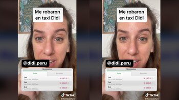 Usuaria muestra los descuentos que