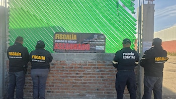 Predio asegurado por la FGJEM.