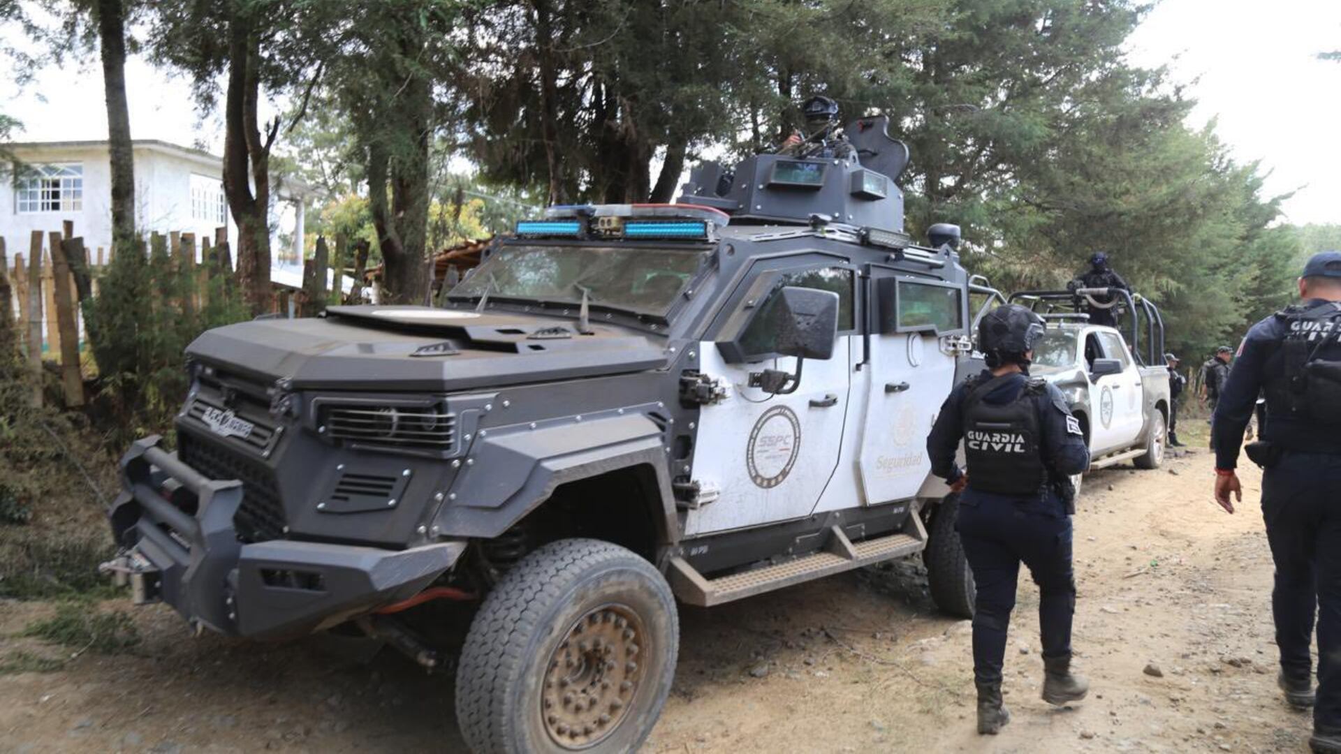 La zona se reforzó tras los ataques. Crédito: SSP Michoacán.