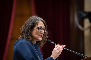 La diputada de ERC, Tània Verge (David Zorrakino - Europa Press)