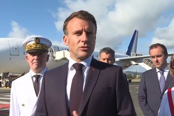 El presidente de Francia, Emmanuel