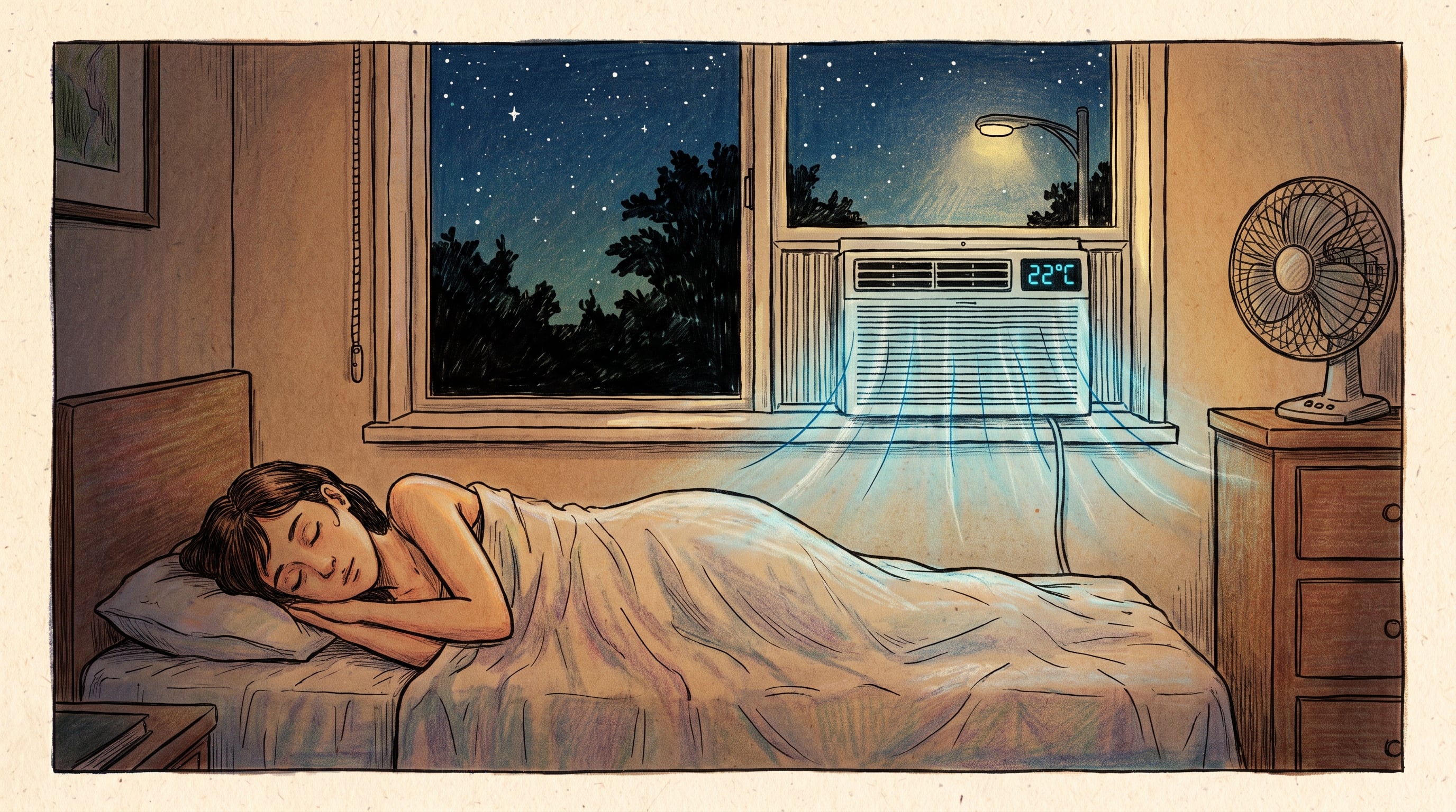 Dormir con la ventana abierta ganó interés en los estudios sobre sueño por su impacto en la ventilación nocturna, la temperatura y la calidad del aire del dormitorio (Imagen Ilustrativa Infobae)