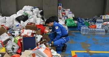 La ayuda humanitaria recolectada en Bogotá está siendo enviada a Risaralda, Valle del Cauca, Chocó, Caldas y Quindío - crédito Cruz Roja Colombia - Seccional Bogotá-Cundinamarca
