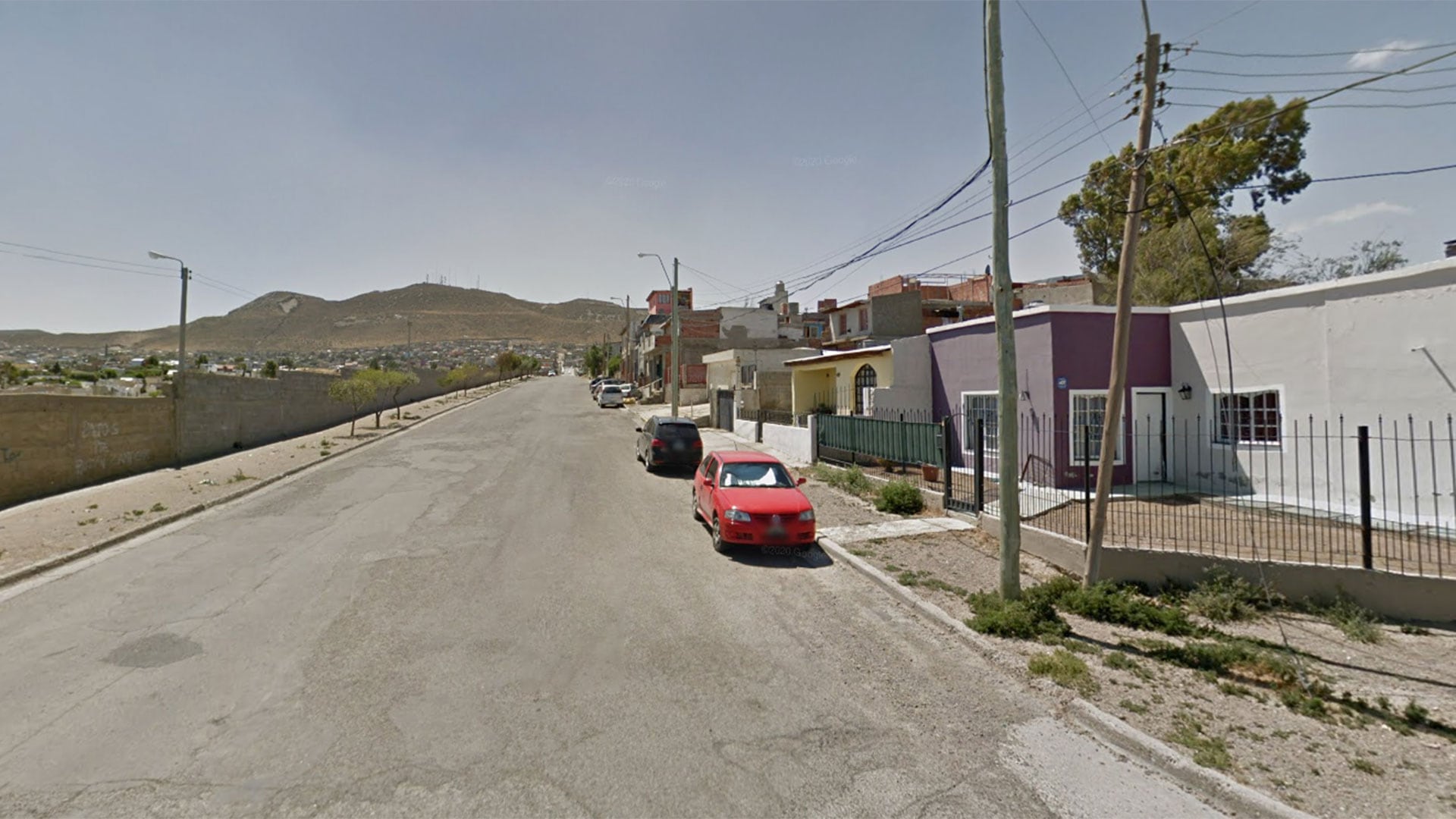 El hecho ocurrió en la calle Islas Malvinas Sur al 500, en Comodoro Rivadavia