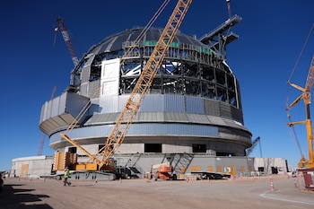 El Extremely Large Telescope tendrá 798 espejos y una superficie de casi 1.000 metros cuadrados, con capacidad veinte veces superior a la actual (REUTERS/Rodrigo Gutierrez)