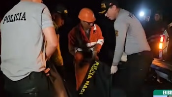 El choque involucró una miniván