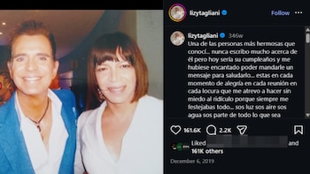 En 2019, la humorista había recordado al fallecido diseñador en el día de su cumpleaños
