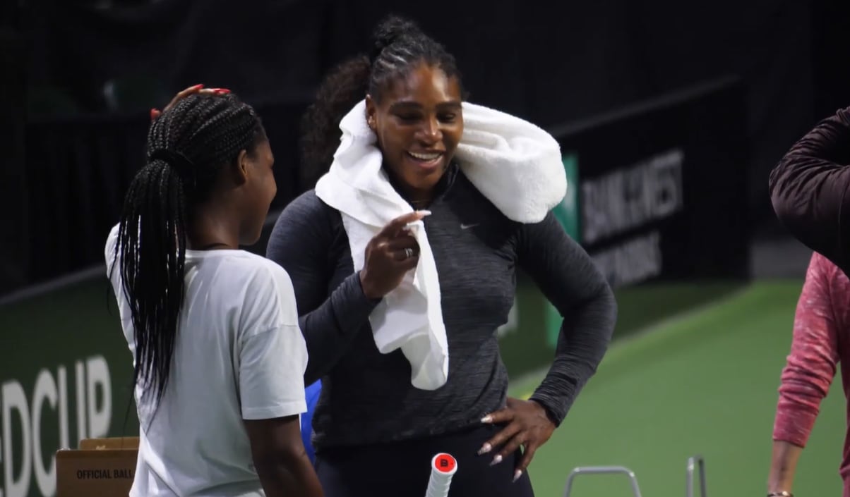 La joven tenista estadounidense reconoce a Williams como fuente de inspiración y modelo a seguir en el circuito profesional (USTA)