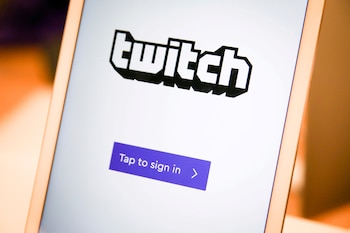 FILE PHOTO: A twitch sign-in