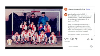Capturas Mensajes por el fallecimiento de Jorge Messi