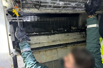 La guardia civil incauta casi