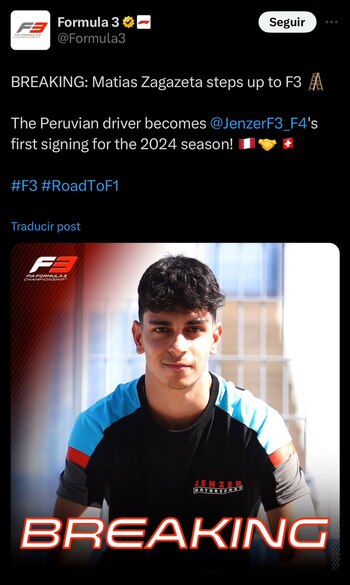 Matías Zagazeta fue anunciado como