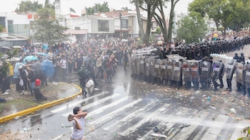 Guadalajara manifestación agua represión