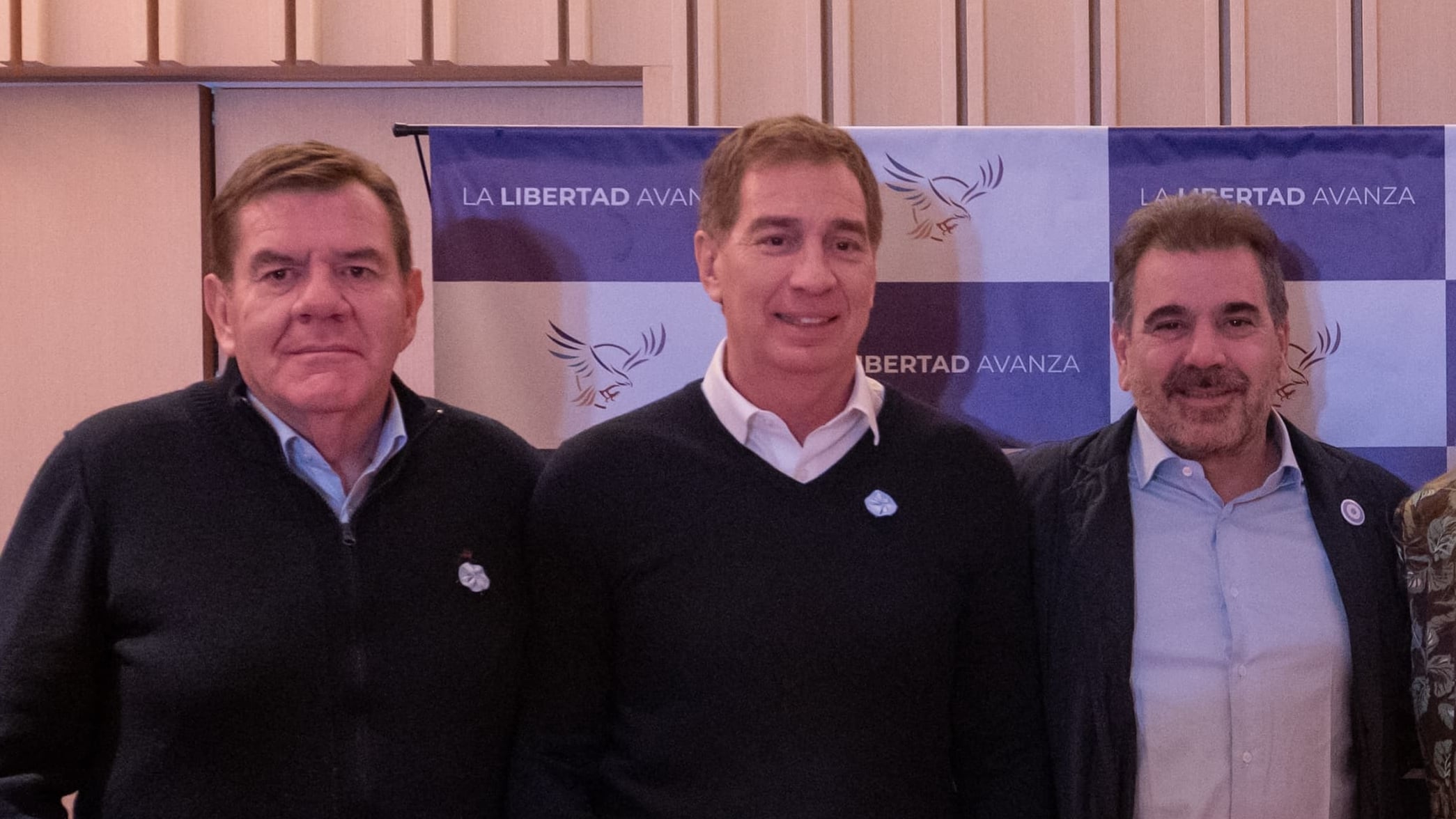 Guillermo Montenegro, Diego Santilli y Cristian Ritondo (Jaime Olivos)