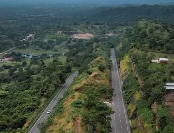 El cráter que ha generado