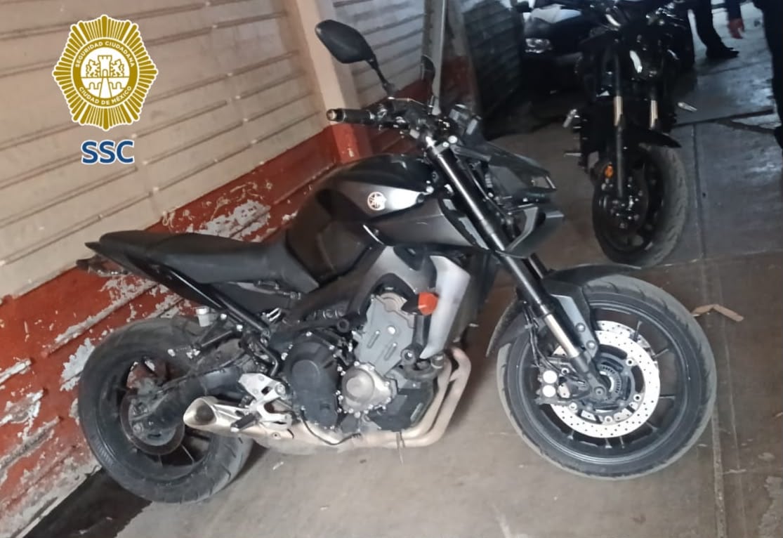 Las motos aseguradas concuerdan con las que capturaron las cámaras del C2 en la huida de los responsables. Crédito: SSC
