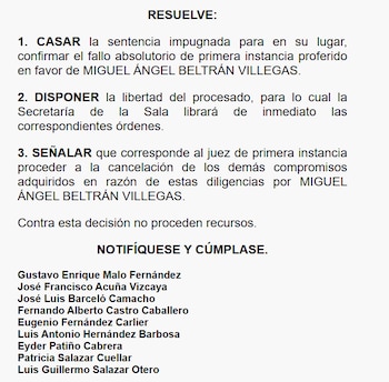 Se reafirmó que evidencia derivada