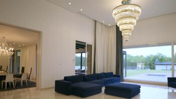 Piso de mármol y un