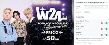 Precio de las entradas para