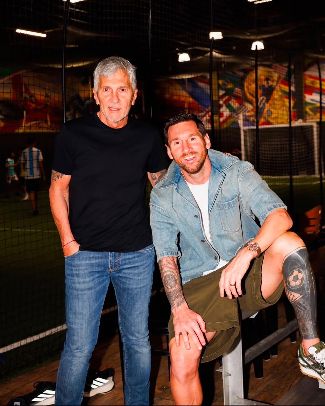 La foto que eligió Lionel Messi para compartir la carta a su padre Jorge, quien falleció el sábado a los 68 años