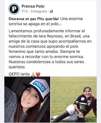 Mensaje de condolencia de Prensa