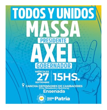 La convocatoria al acto que