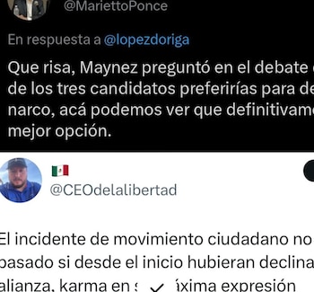 El candidato a la presidencia