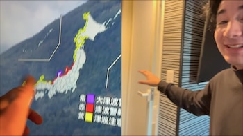 Nova, influencer mexicano, grabó el momento exacto del terremoto en Japón
