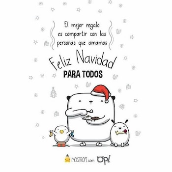 Tarjetas de Navidad para dedicar
