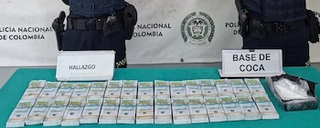 La Policía halló $ 290 millones en billetes falsos y una sustancia estupefaciente - crédito Policía Nacional