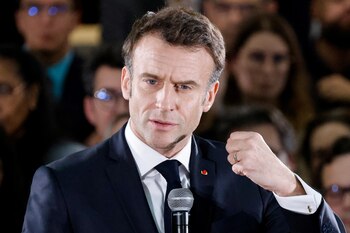 Emmanuel Macron, presidente de Francia