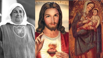 Estos son los santos y