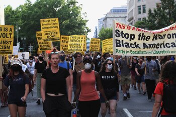 Protesta del lunes en Washington