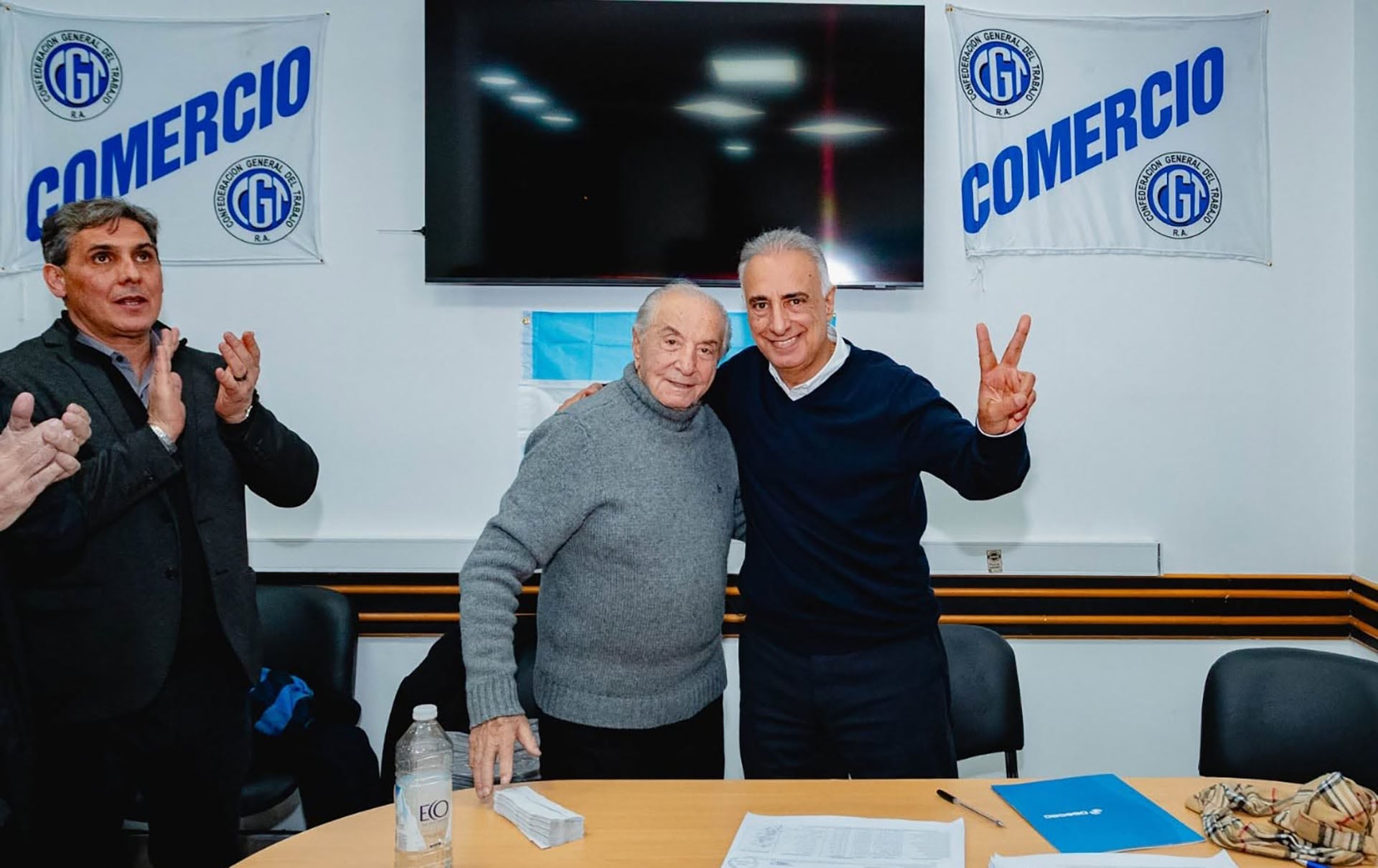 Armando Cavalieri y Carlos Pérez serán reelegidos este jueves como líderes del Sindicato de Comercio de Capital