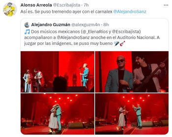 El bajista agradeció a María