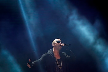 En la imagen, el artista