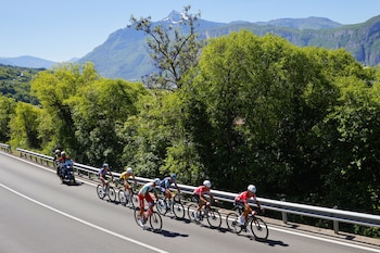 La vuelta italo-austriaca terminó con el excampeón del Tour de Francia 2021 en el segundo lugar-crédito @Tourof_TheAlps/X