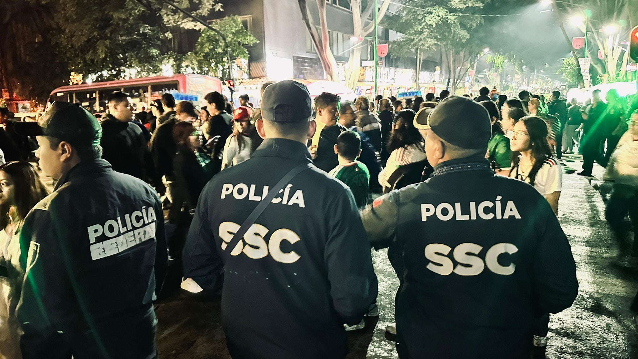 Los elementos capitalinos estuvieron presentes en diversos puntos de alta afluencia. Crédito: SSC