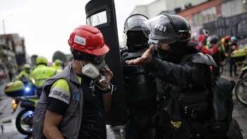 Joven manifestante perdió la vida