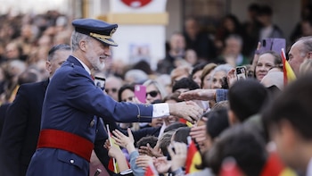 Felipe VI preside los actos