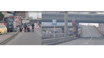 La Secretaría Distrital de Movilidad cerró la NQS con diagonal 61, en sentido norte-oriente, por el concierto de BTS en El Campín - crédito Secrataría de Movilidad