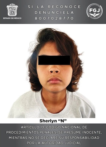 Sherlyn "N" fue detenida en