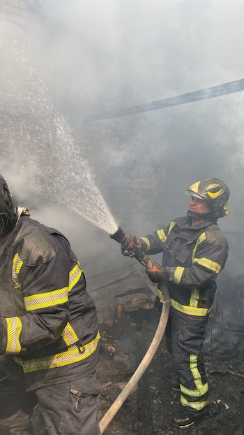 Hubo dos incendios en Iztapalapa