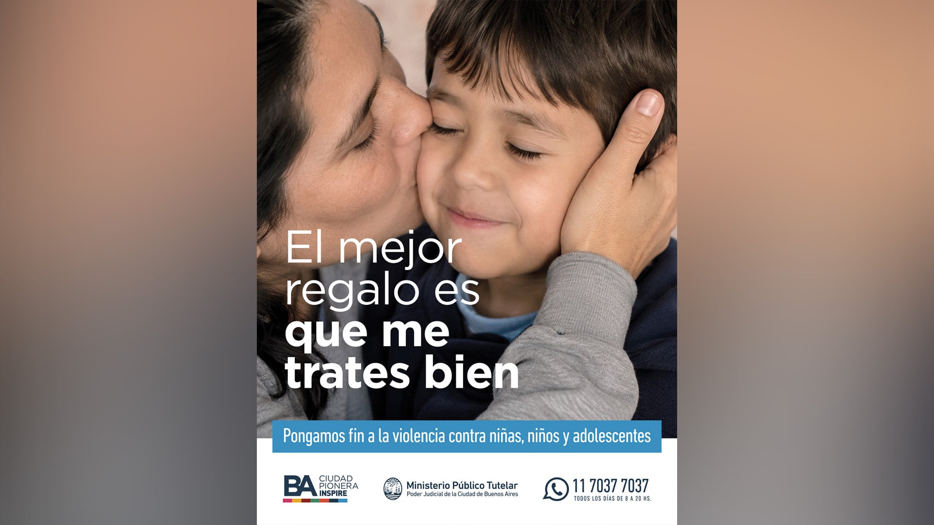 El Ministerio Público Tutelar porteño lanzó una campaña por el Día del Niño para promover la crianza sin violencia