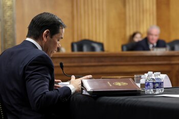 Marco Rubio habló ante un