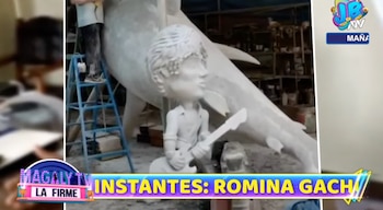 Monumento de integrantes de agrupación de rock Arena Ha-Ash que el alcalde de Trujillo mandó a hacer y pagó con dinero público.