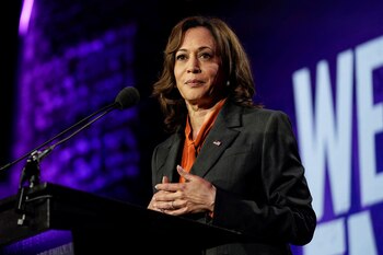 La vicepresidenta de EEUU, Kamala