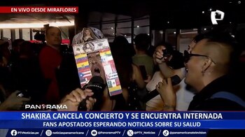 Shakira en Lima: fanáticos de la cantante se reúnen fuera de la Clínica Delgado y corean temas de la colombiana tras cancelación de concierto