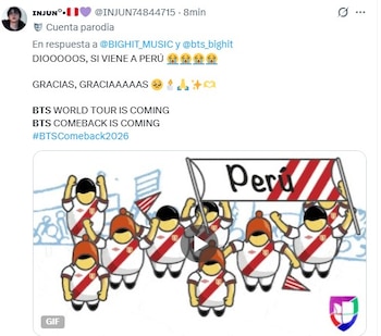 BTS llega por primera vez